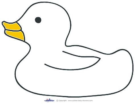 Printable Rubber Ducky 2 Coolest Free Printables Duck Template Kids