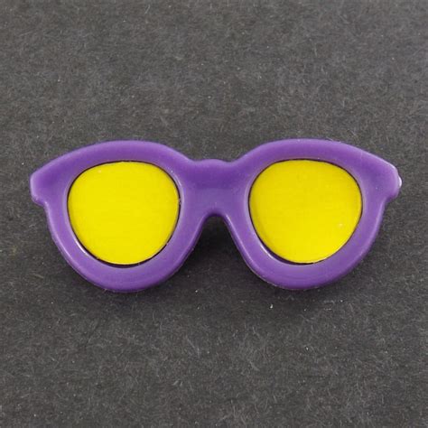 3pc retro sunglasses mini pin badge colorful plastic etsy