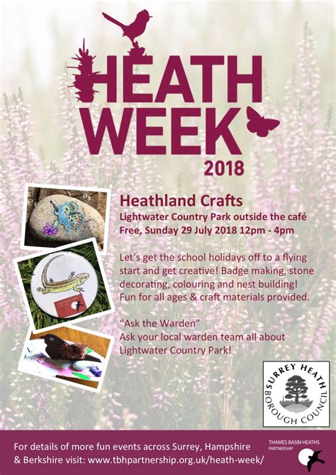 Heathland Crafts At Lightwater Country Park Thames Basin