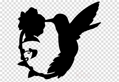 Hummingbird Tattoo Clipart Bird Silhouette Wing Transparent Clip Art
