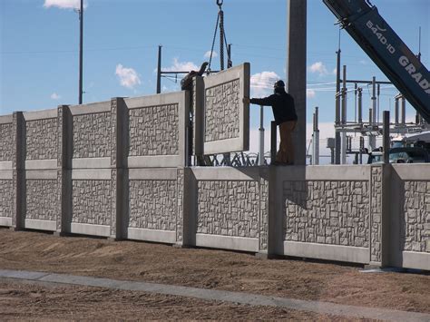 Security Fences And Security Walls Aftec Concrete Fence Wall