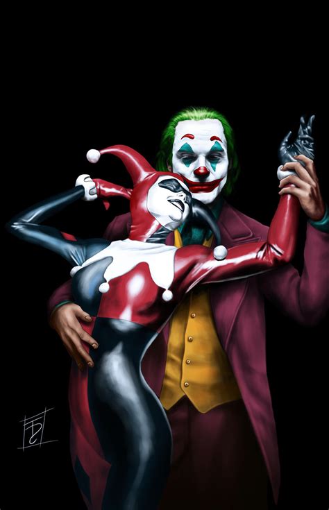 The Joker And Harley Quinn Alex Ross Tribute By Trance Sephigoth On