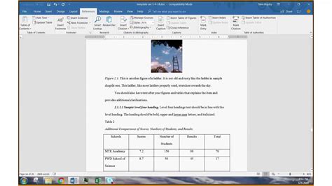 How To Create Chapter Based Figure And Table Numbers Thesis