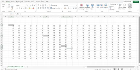 How To Select Non Adjacent Cells In Excel 5 Simple Ways
