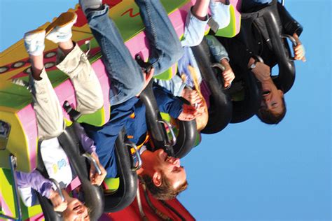The Thunderbolt Thrill Ride At Flambards Theme Park In Cornwall