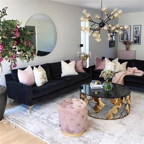 Grey And Blush Pink Living Room Ideas 51 Pink Living Rooms With Tips