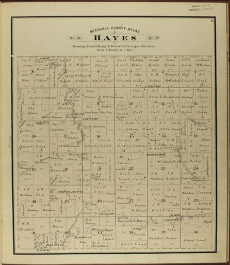 Atlas Of Mitchell County Kansas Kansas Memory