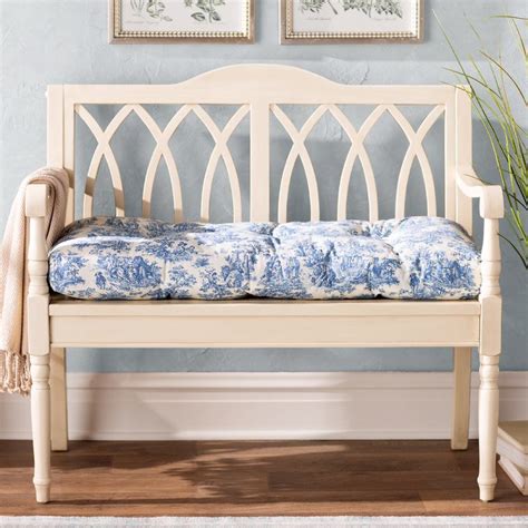 Dieppe Wood Bench Indoor Bench Cushions Entryway Bench Cushion