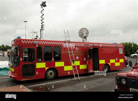 Fire Service Gloucestershire Mobile Command Unit Stock Photo Alamy