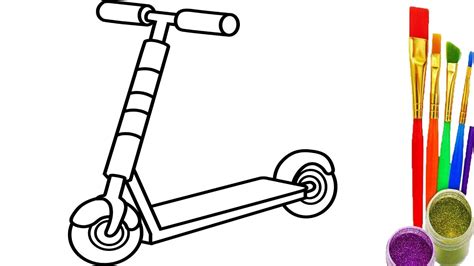 Scooter Drawing At Getdrawings Free Download