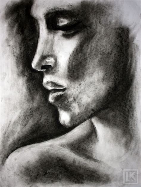 Easy Charcoal Sketches For Beginners Drawing Examples Drawing