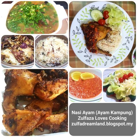 Resep nasi goreng ala kampung ini sangat. ZULFAZA LOVES COOKING: Nasi Ayam (Ayam Kampung)