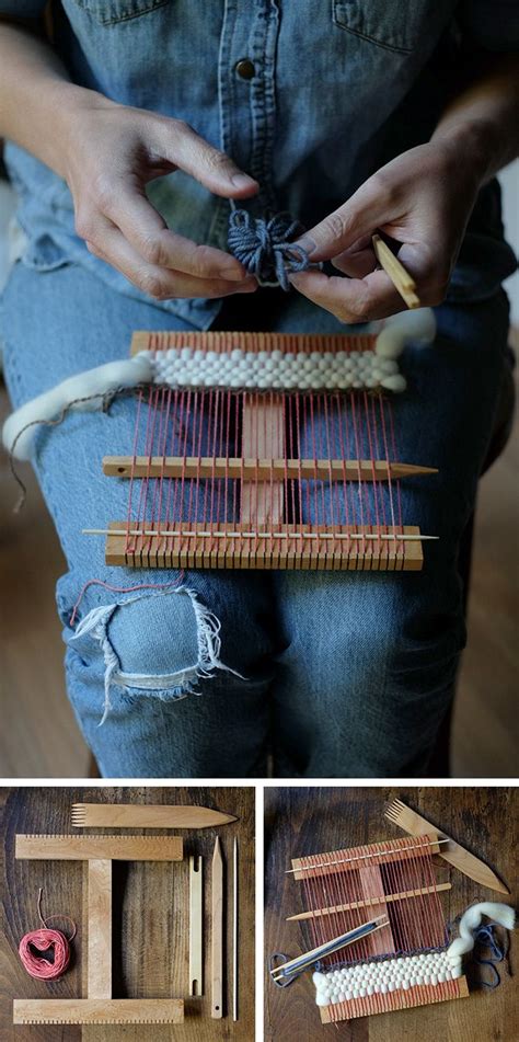 How To Weave On A Hand Loom Fringe Association Weaving Tutorial