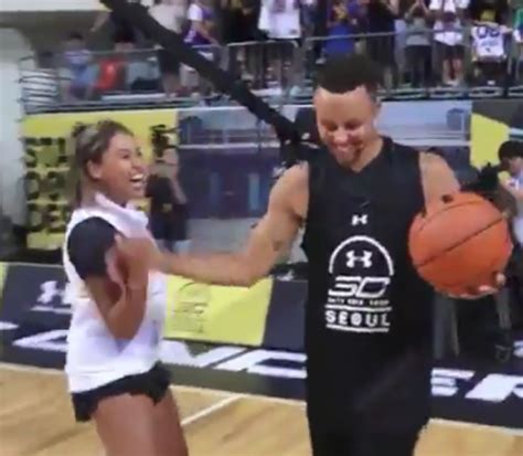 Watch Ayesha Curry Dishing Out Perfect Alley Oops For Steph Curry