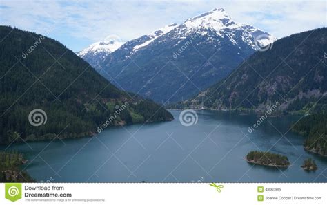 Lake Diablo Washington State Usa Stock Image Image Of