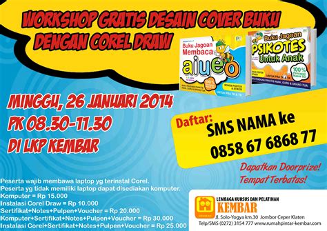 Untuk memperkuat kesinambungan desain digunakan warna yang sama dengan warna kotak di atas. Workshop Gratis Desain Cover Buku dengan Corel Draw ...