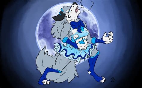 Com Magic Werewolf Girl Flat Color By Magnificentarsehole On Newgrounds