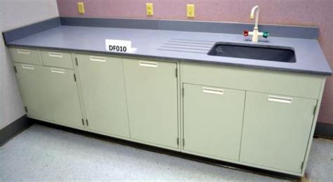 This is often referred to as a lab bench, though the term is used by some to instead refer to table frames with epoxy tops. Fisher Hamilton Laboratory Cabinets - DF010