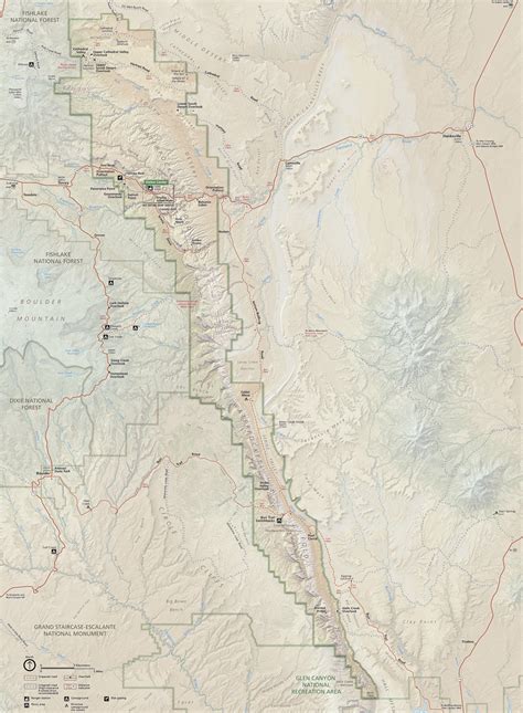 Capitol Reef Maps Just Free Maps Period