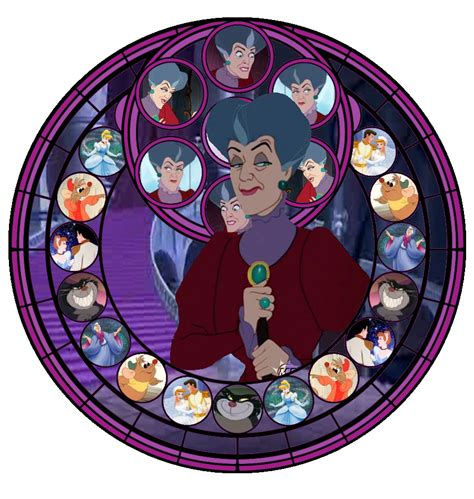 Stained Glass Lady Tremaine By Ilselma On Deviantart Disney Art Evil