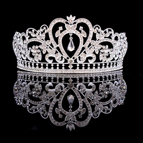 Vente Européenne Baroque Couronne Alliage Diamant Bijoux Mariage Mariée