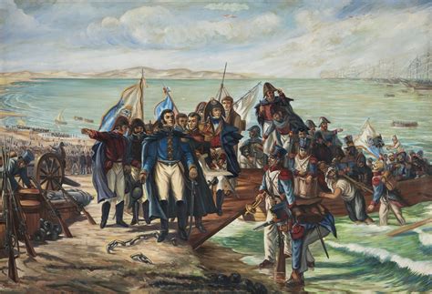 Desembarco de la Expedición Libertadora en Paracas Archivo Histórico