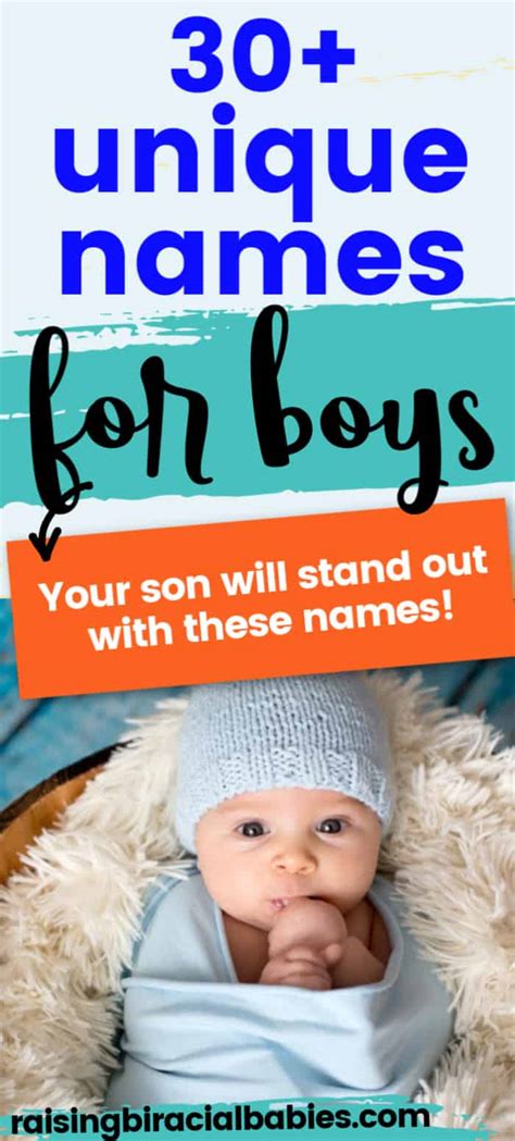 30 Unique Baby Boy Names Youll Love Raising Biracial Babies