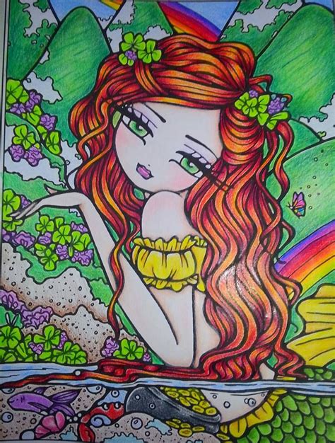hannah lynn art coloured by holly tallent‎ color inspo color inspiration colorful drawings