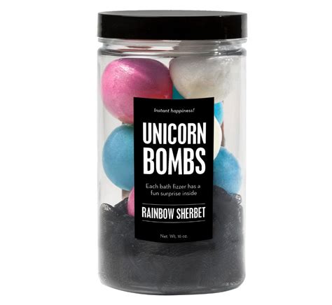 Da Bomb Bath Fizzers Unicorn Bomb Jar 8 Count