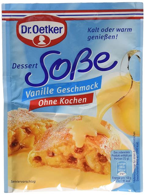 Dr. Oetker Soße ohne Kochen Vanille-Geschmack, 39 g: Amazon.de ...