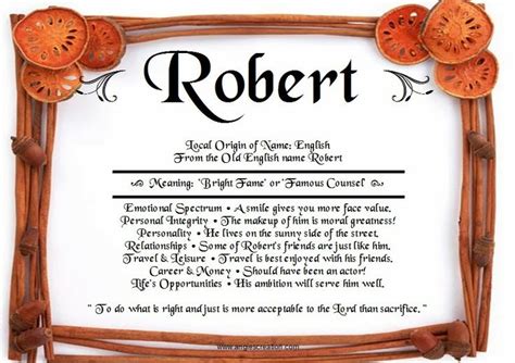 Robert Names With Meaning Names Names Of Jesus