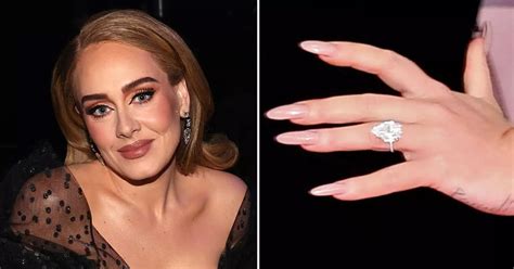 Adele Engaged To Beau Rich Paul With Dazzling Diamond Ring Worth 1million Mirror Online