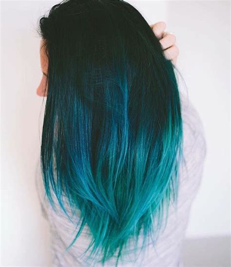 Best 25 Turquoise Hair Ombre Ideas On Pinterest Dyed Hair Blue Dyed