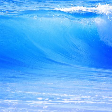 Download Wallpaper 2048x2048 Big Blue Wave Sea New Ipad Air 4 3