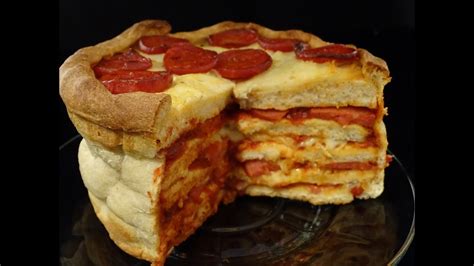 Pepperoni Pizza Cake With Yoyomax12 Youtube