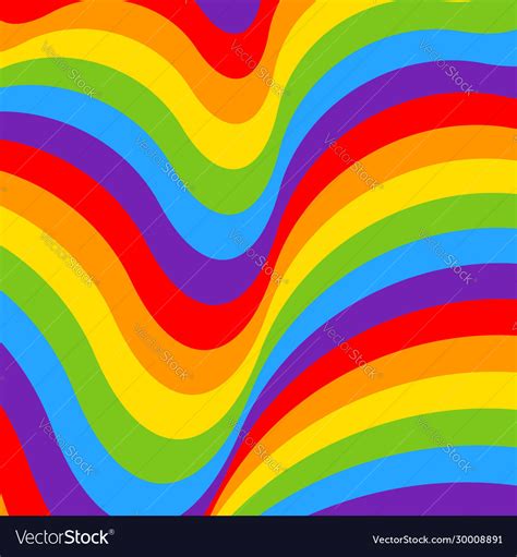 Rainbow Opt Art Background Seamless Pattern Vector Image