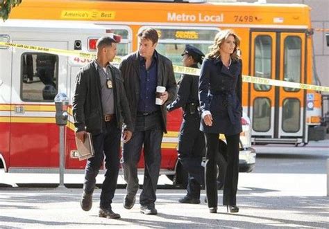 Caskett Photo Castle Season Behind The Scenes Set Pictures Of Nathan Fillion Stana Katic