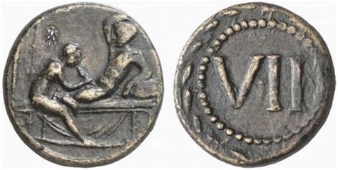 Spintriae Ancient Rome Token With Sexual Acts And Symbols Archeology