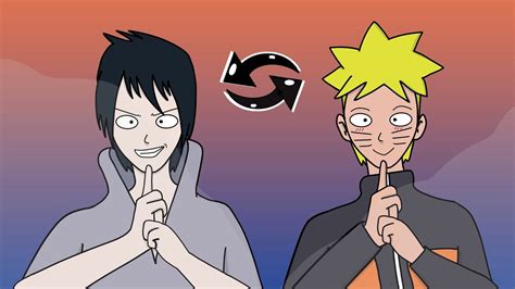 When Naruto And Sasuke Swap Roles Youtube