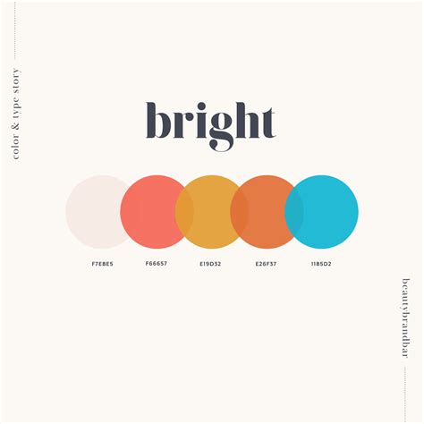 Bold Color Palette For Beauty Brand Color Palette Bright Color