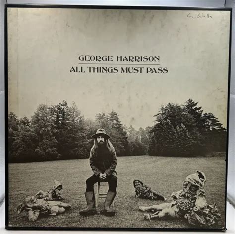 George Harrison Andall Things Must Pass 3 Lp Vinyl Box Set Stch 639 W Poster 64 95 Picclick