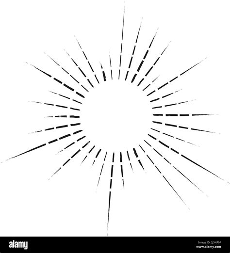 Starburst Vector Black And White Stock Photos And Images Alamy