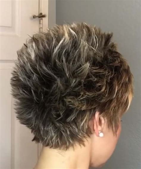 Short Spiky Hairstyles Back View ShortHairstyles Short Spiky