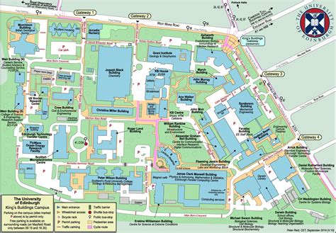 Edinburgh University Map Edinburgh University Campus Map Scotland Uk