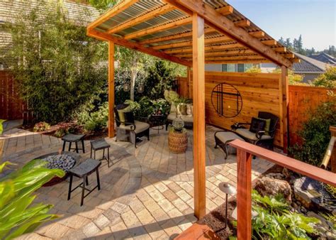 Awesome Roof Design With Corrugated Metal Roofing Traditional Patio