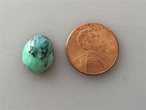 High Grade Damale Turquoise Cabochon All Natural 6 Carat Cab Stone
