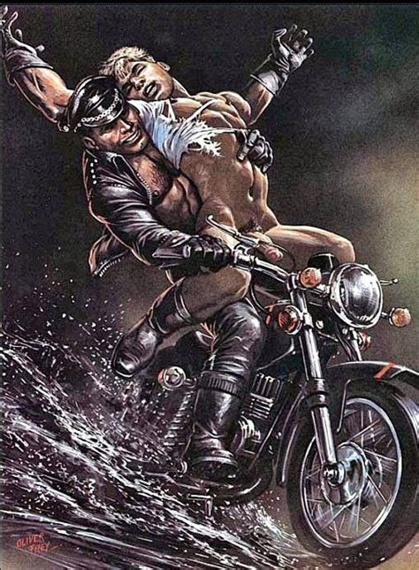 Gay Comics Adult Comics Adult Cartoons Oliver Frey Biker Boys Biker Art Deviantart Men S