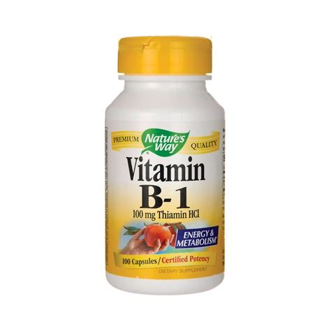 There are so many different vitamin b12 supplements on the market that it can be overwhelming to find the best option. Vitamin B1, 100 mg 100 Caps