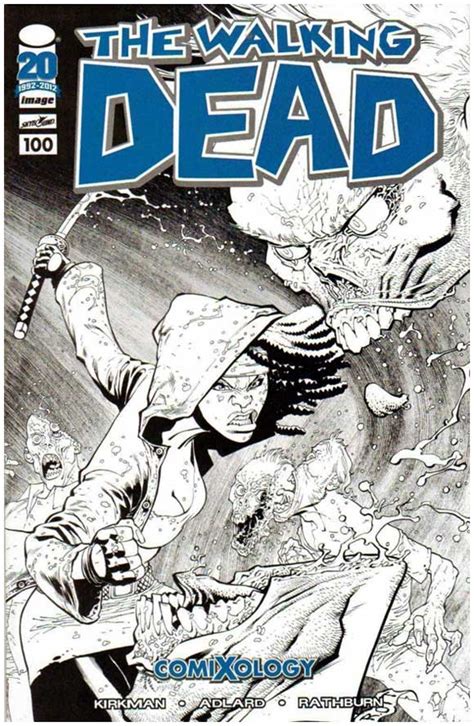 Rare Comics Walking Dead 100 Comixology Variant