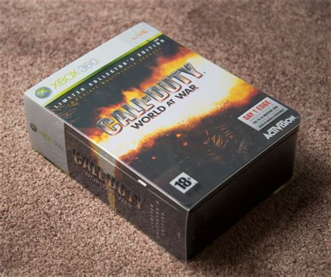 Call Of Duty World At War Limited Collectors Edition Video Game Shelf